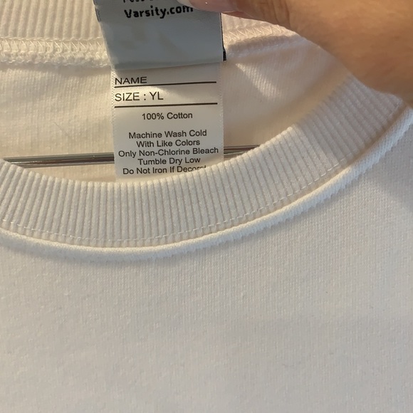 Bears Cheerleader Crew neck sweatshirt YL new - Picture 3 of 3